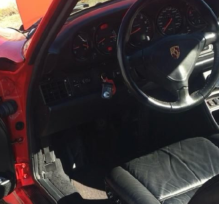 The driver's cockpit from Porsche's most passionate era.