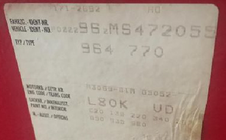 Porsche Turbo 964 “S” updates