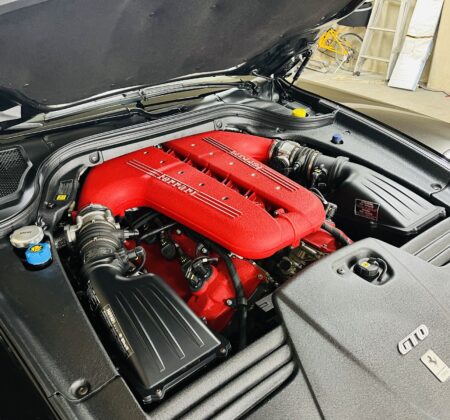 A 670 HP roar, just beginning its journey.