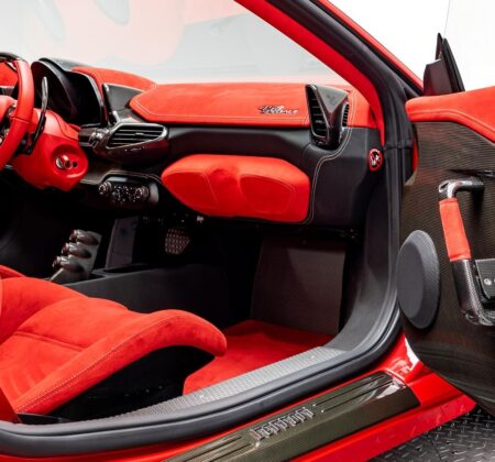 A Pristine, Alcantara & Carbon-Fiber Cockpit